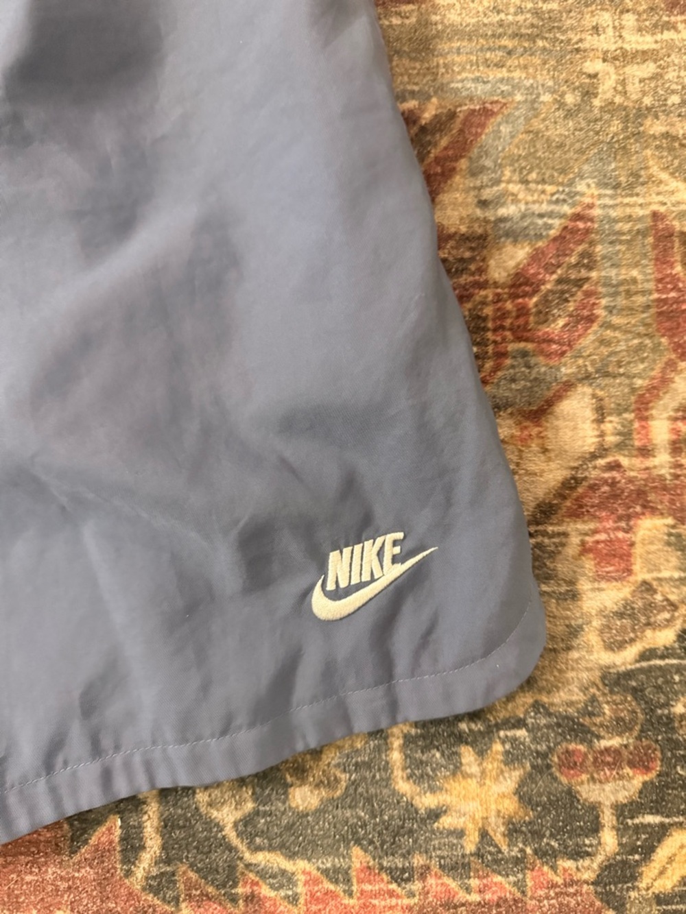 Men’s Nike Pale Blue Athletic Running Shorts - Picture 2 of 7